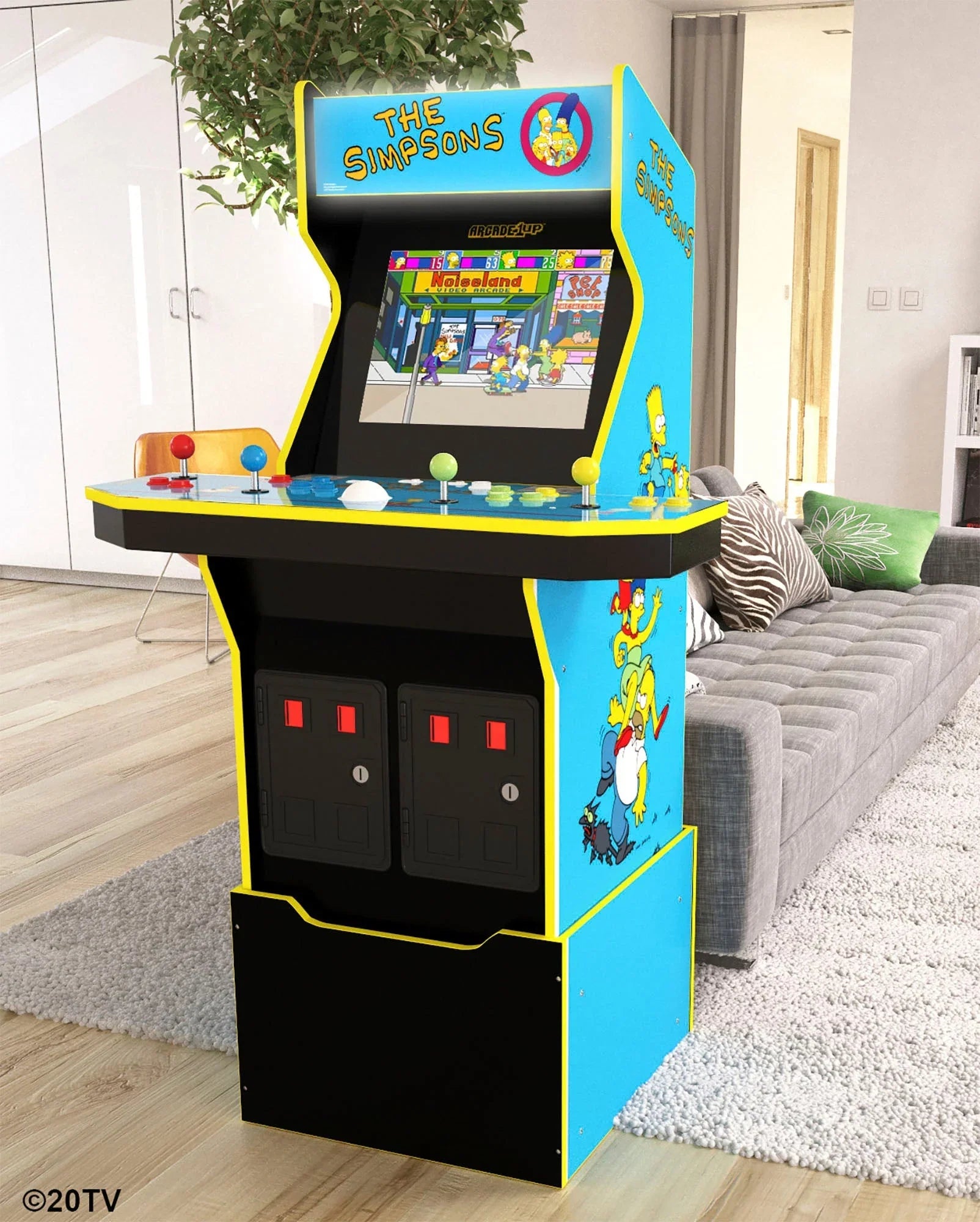 1787654396_SvB4y2D3 Z Simpsons 30th Edition Arcade z Stool i Tin, Multi