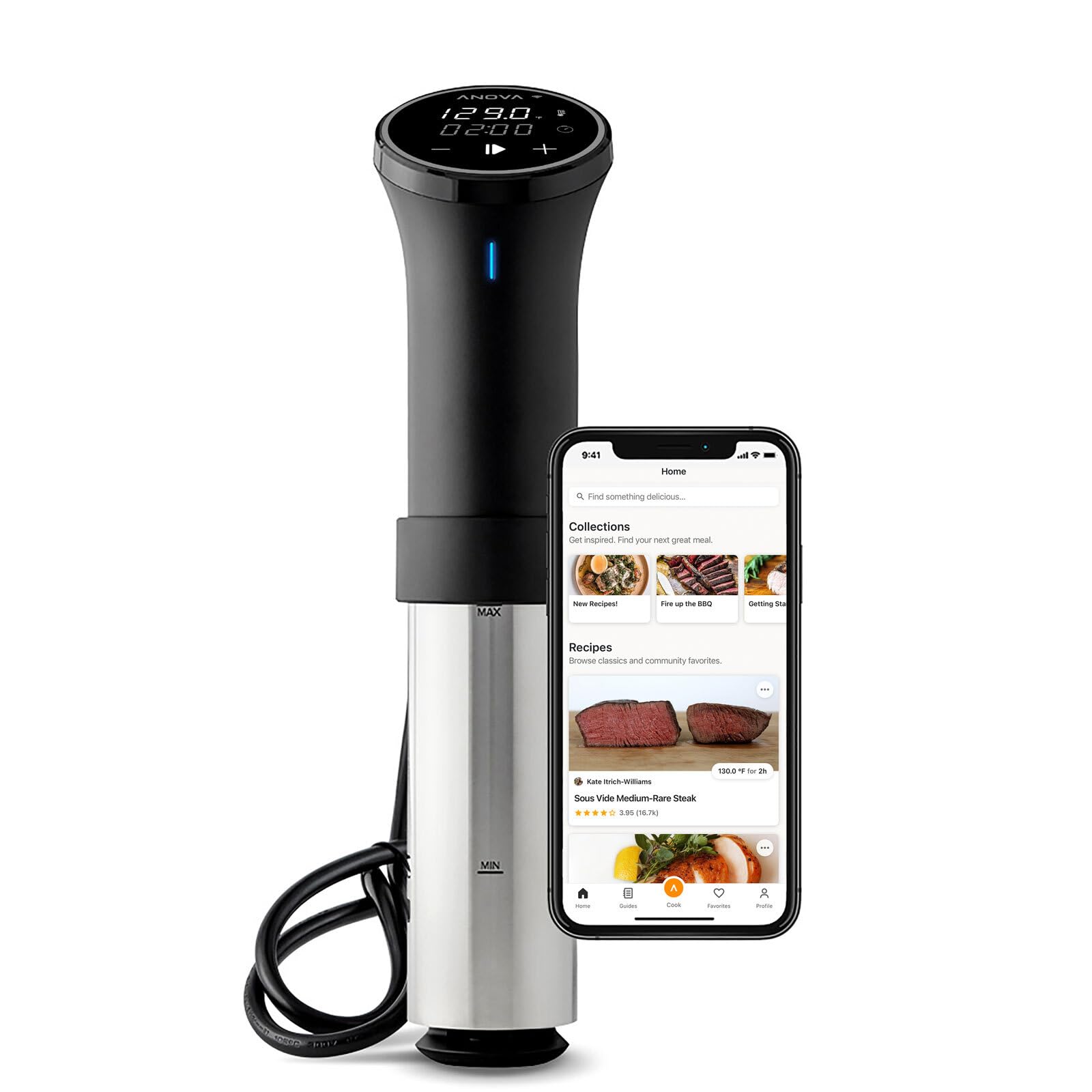 1787654780_46nW516z 3.0 Wi-Fi 1100W stal nierdzewna Sous Vide Precision kuchenka