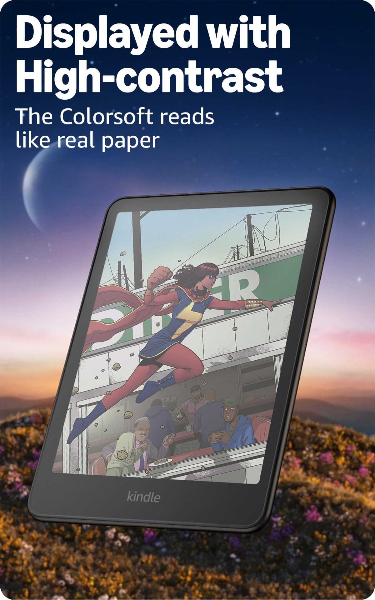 Kindle Colorsoft Signature Edition 32GB (Newest Model), Featuring Color Display, Auto-adjusting Front Light, Wireless Charging, And Long Battery