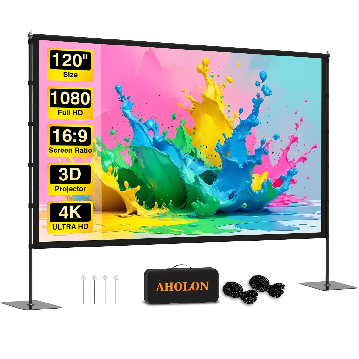 1787655697_ihK6gWfy 120 cali 16 z 9 4K HD przenośny projektor Screens