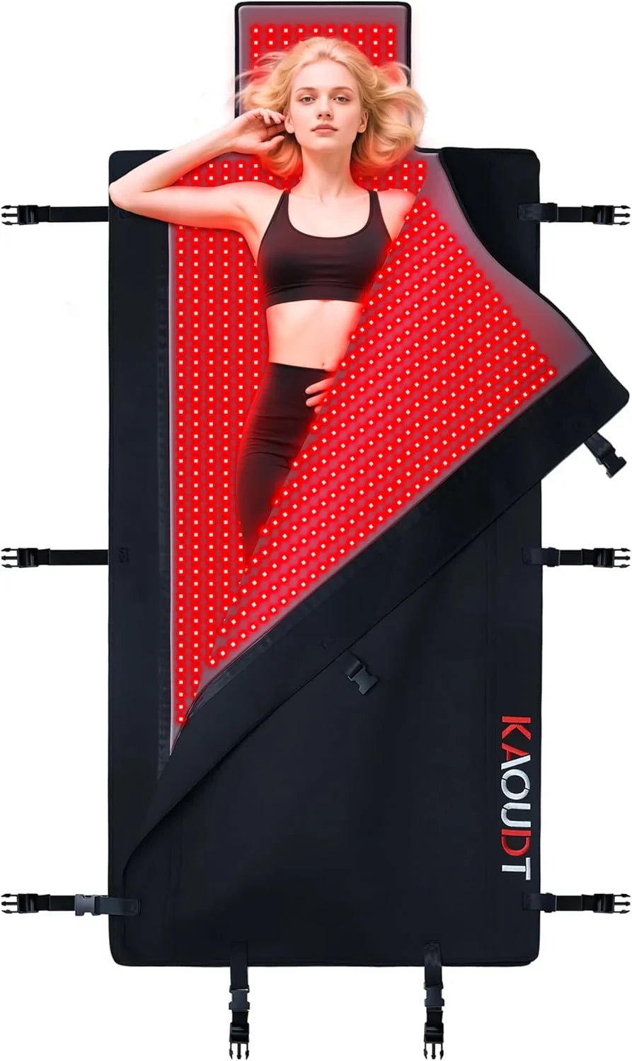 1787657346_cxD3owAd Czerwony światło Therapy mata, Medical-grade TPU, 2570 Leds, 73 X 33