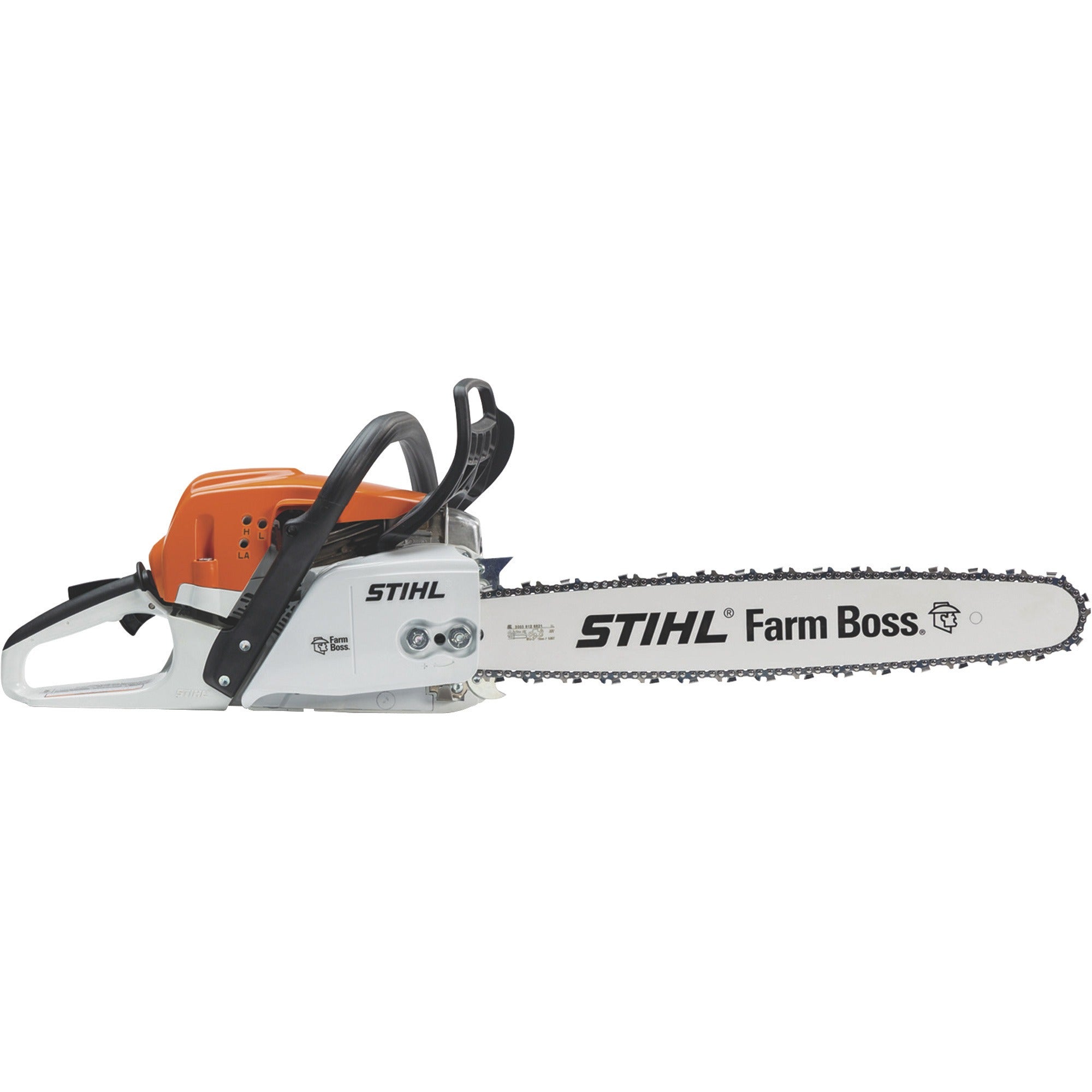 Gas-powered pila lancuchowa, 20w. Bar, 50.2cc, 0.325w. Chain Pitch