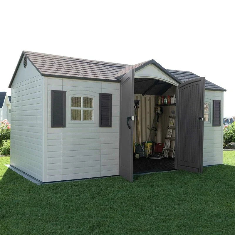 Wayfair 15 ft. X 8 ft. podwójny drzwi szopa magazynowa