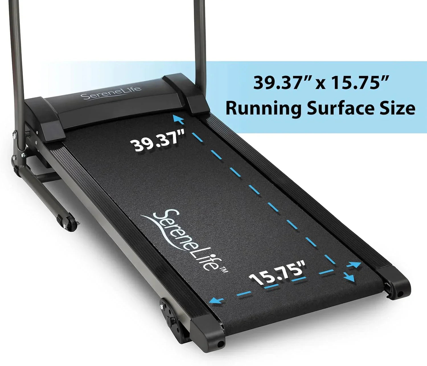 1787685165_1G4OLmRy Treadmill - Folding - Foldable Home Fitness Equipment with LCD for Walking and Running, Cardio Exercise Machine, Preset and Adjustable