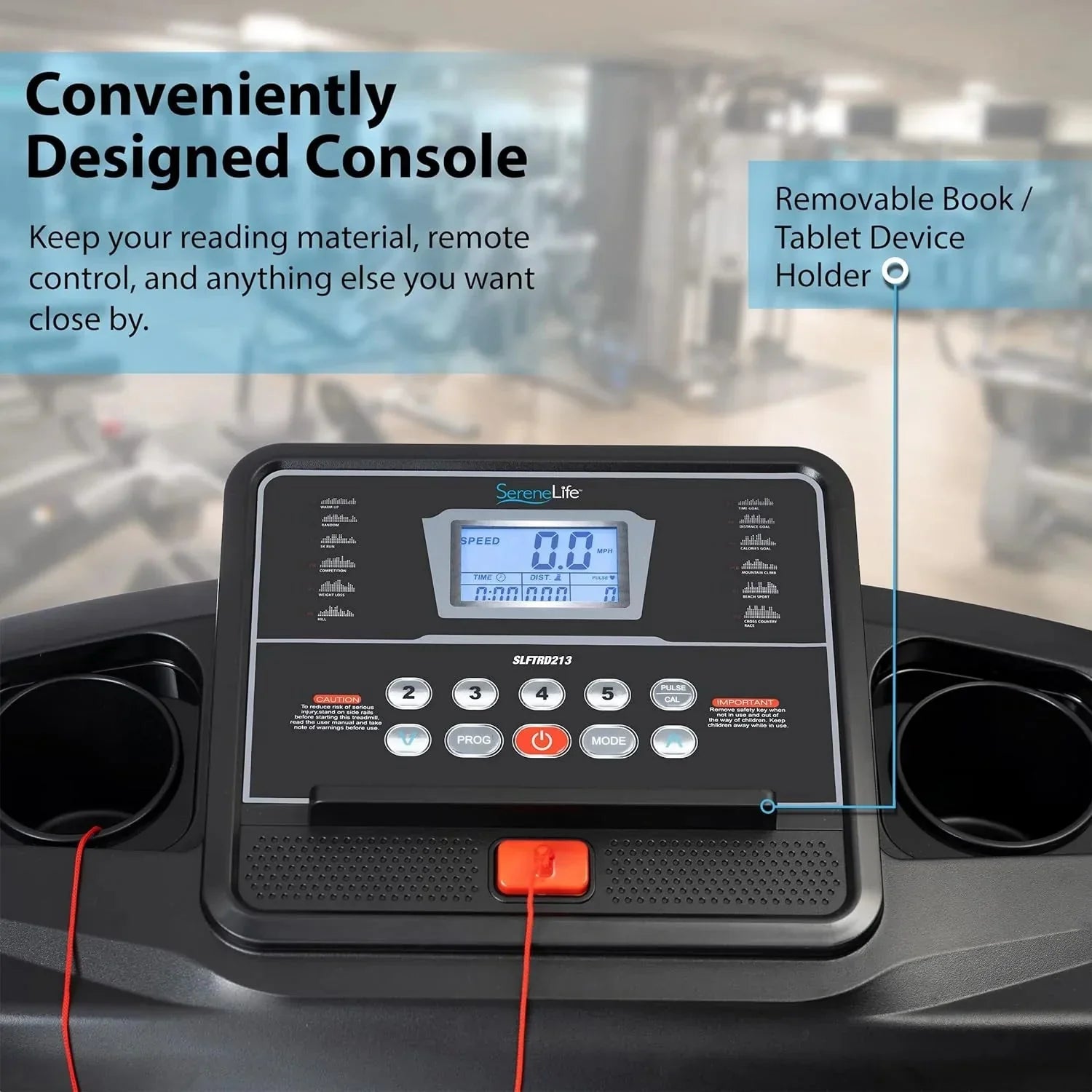 1787685169_VBteB1O7 Treadmill - Folding - Foldable Home Fitness Equipment with LCD for Walking and Running, Cardio Exercise Machine, Preset and Adjustable