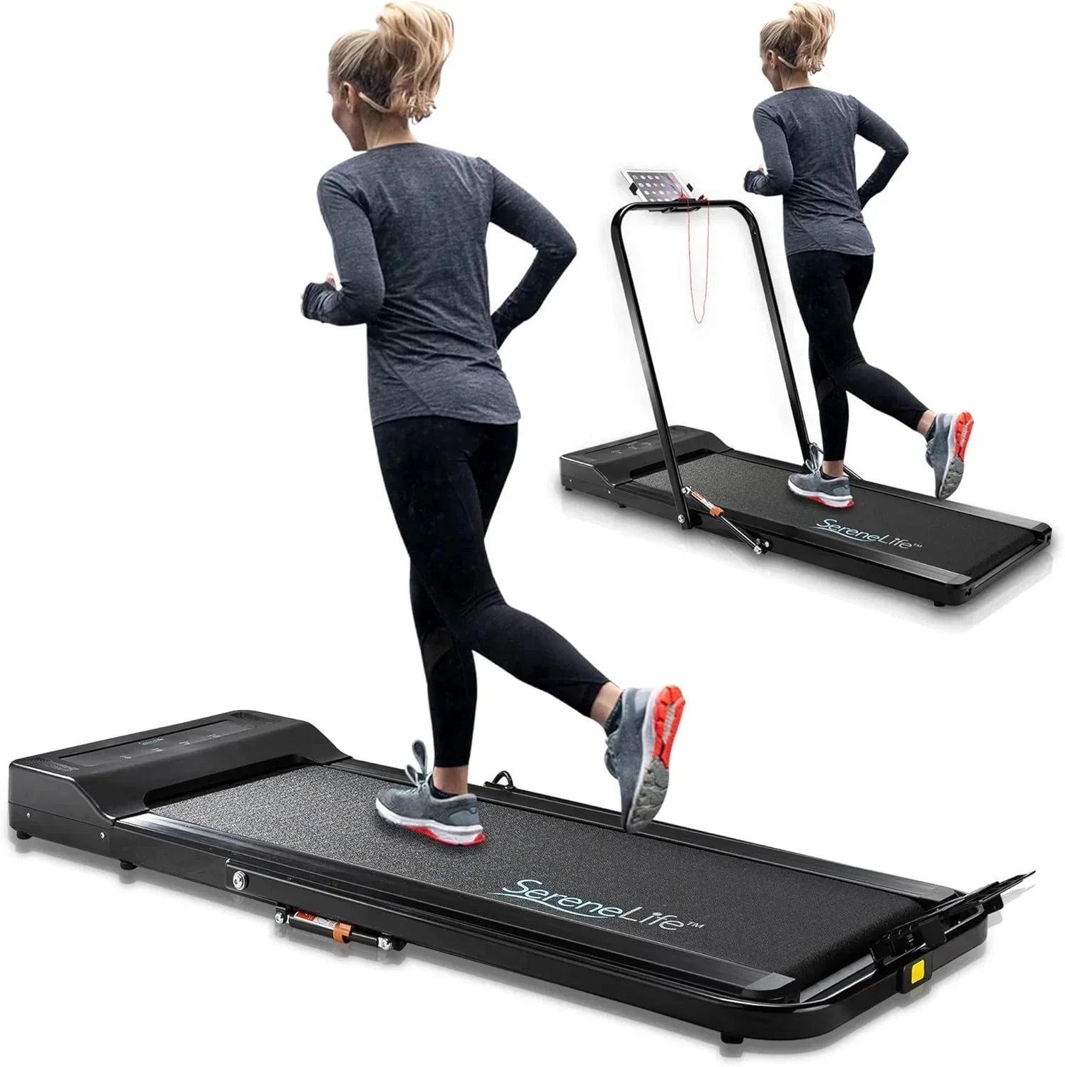 1787685179_z2Qz1T1v Treadmill - Folding - Foldable Home Fitness Equipment with LCD for Walking and Running, Cardio Exercise Machine, Preset and Adjustable