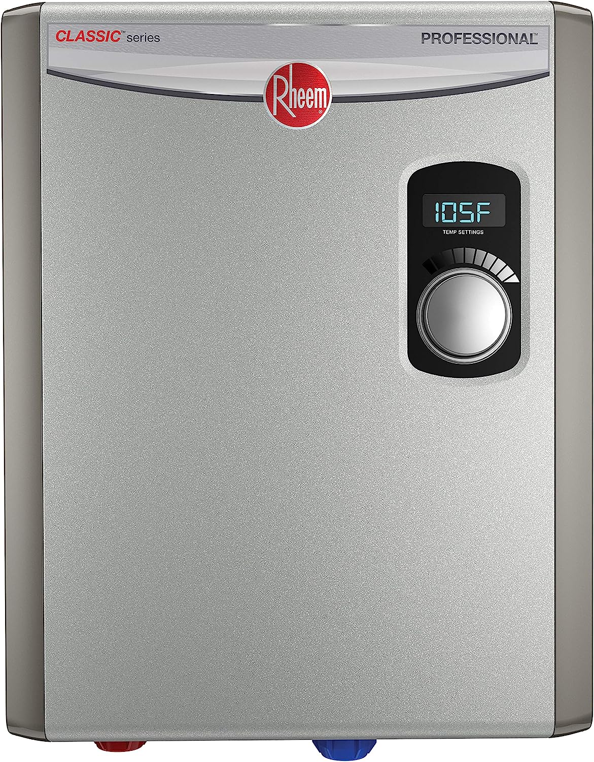 18kW 240V Tankless elektryczny wody grzejnik, Energy Efficient, kompaktowy, szary