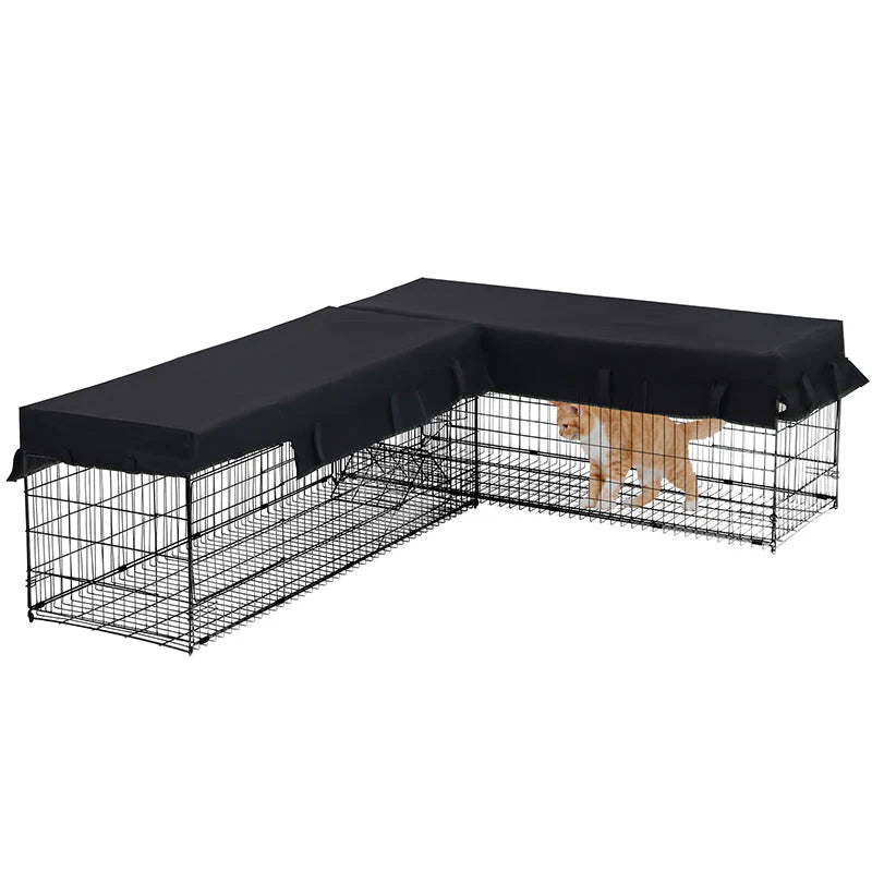 1787690695_HsRhQHvK Cat Tunnel AIR7007, Featuring Metal Cat Run with Waterproof Fabric and Compatible with AIR37/AIR37-M Cat House