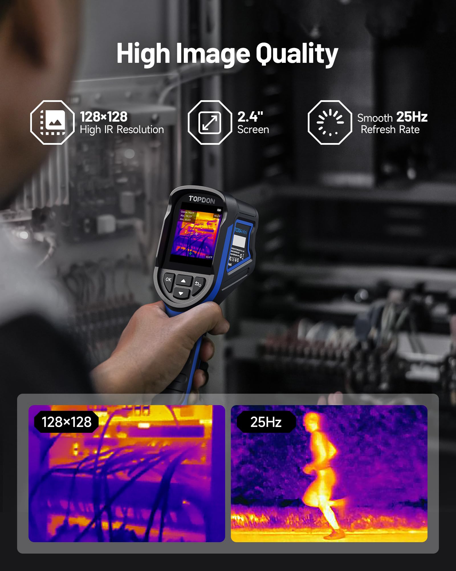 TC004 mini Thermal Imaging kamera, 240 X 240 Res