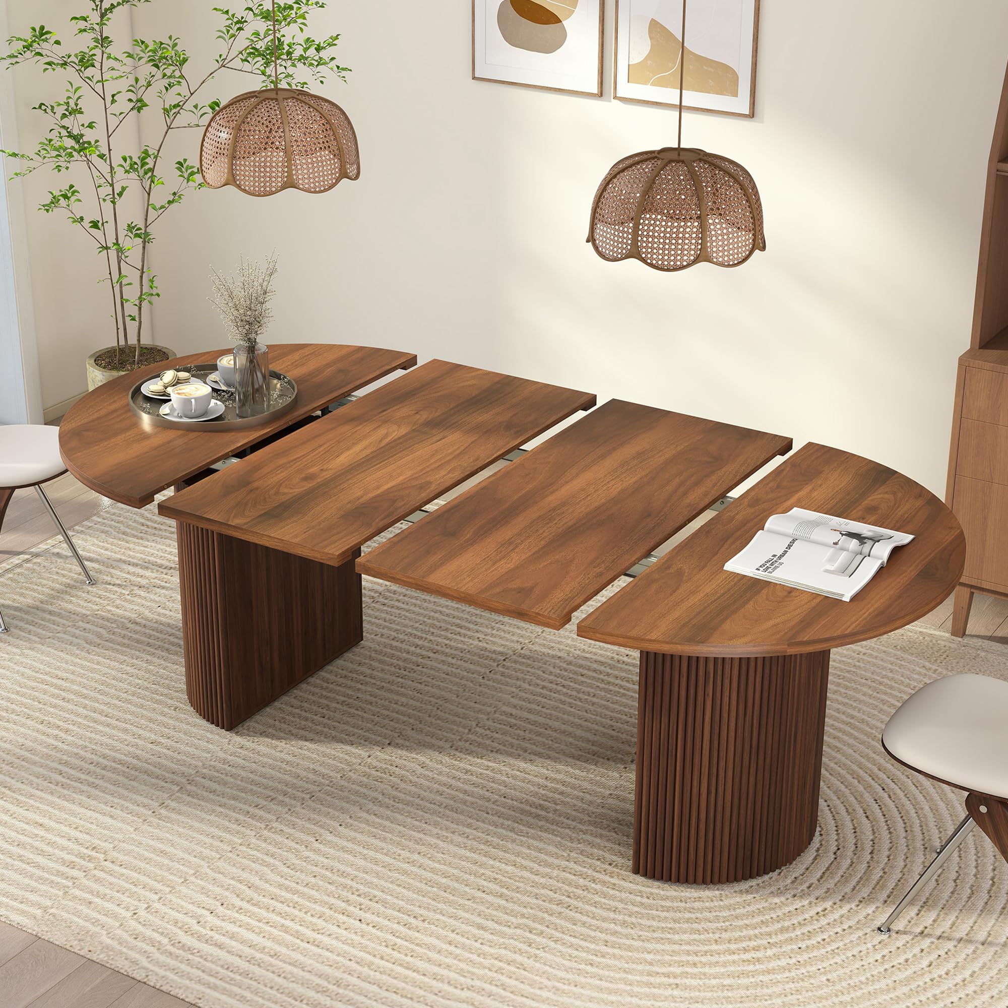 41-78 Extendable do 4-8 stol jadalniany, Walnut