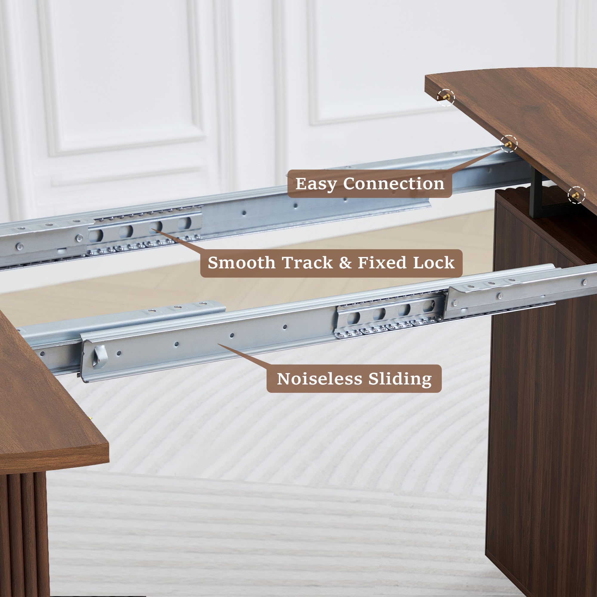 41-78 Extendable do 4-8 stol jadalniany, Walnut