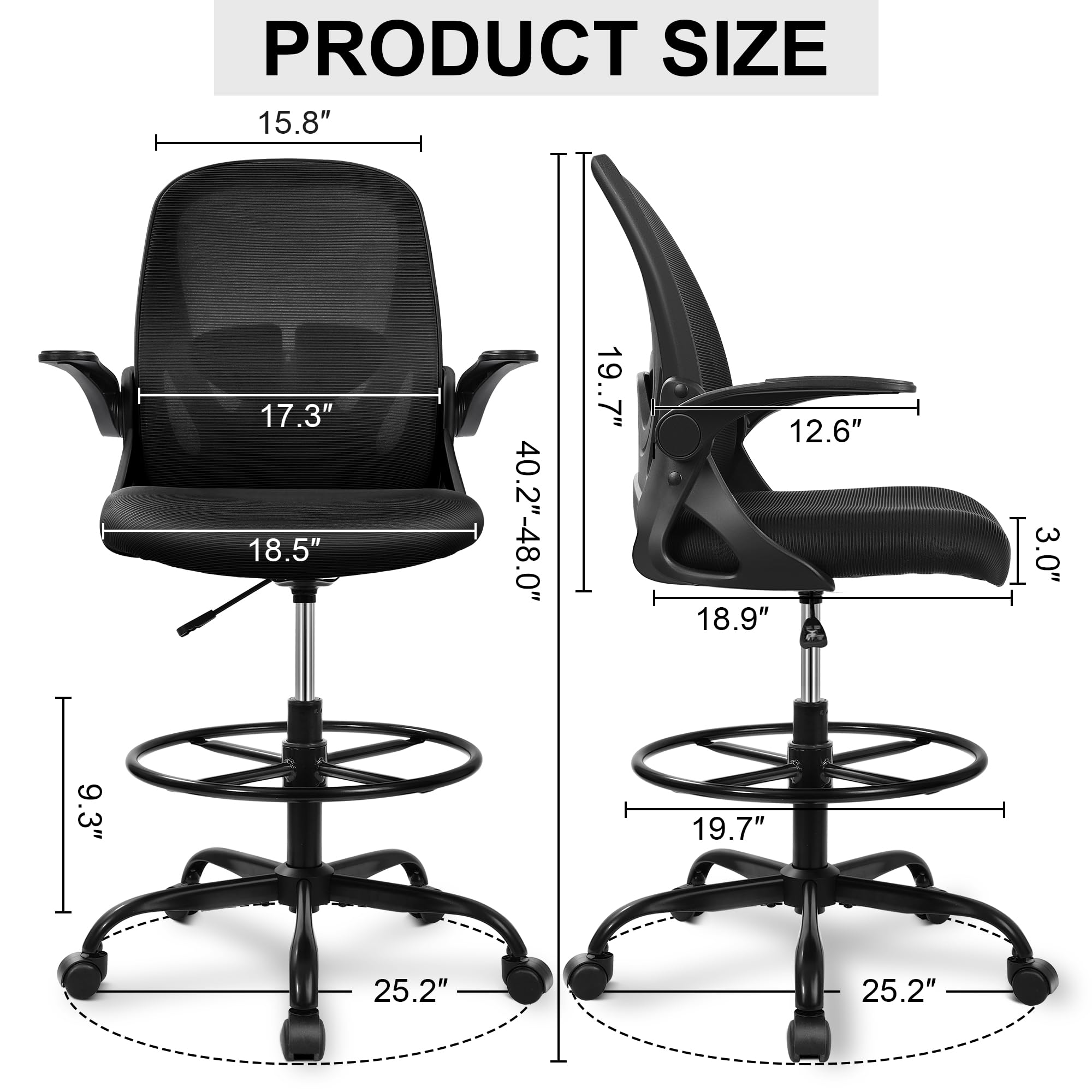 1787693553_mff9Dj38 Drafting z Flip-up Armrests krzeslo, ergonomiczny krzeslo biurowe