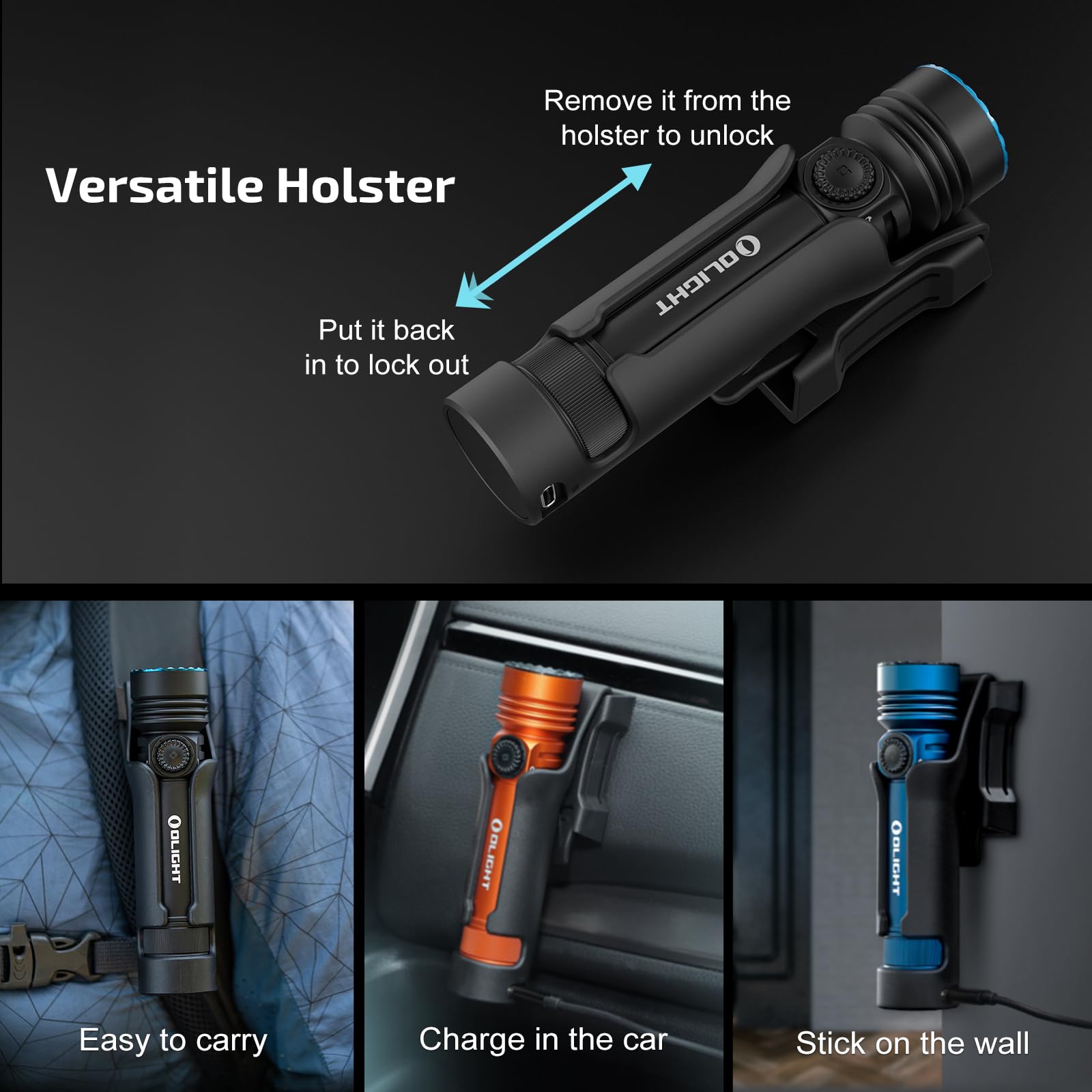 Seeker 4 Pro akumulatorowy Flashlight, 4600 Lumens