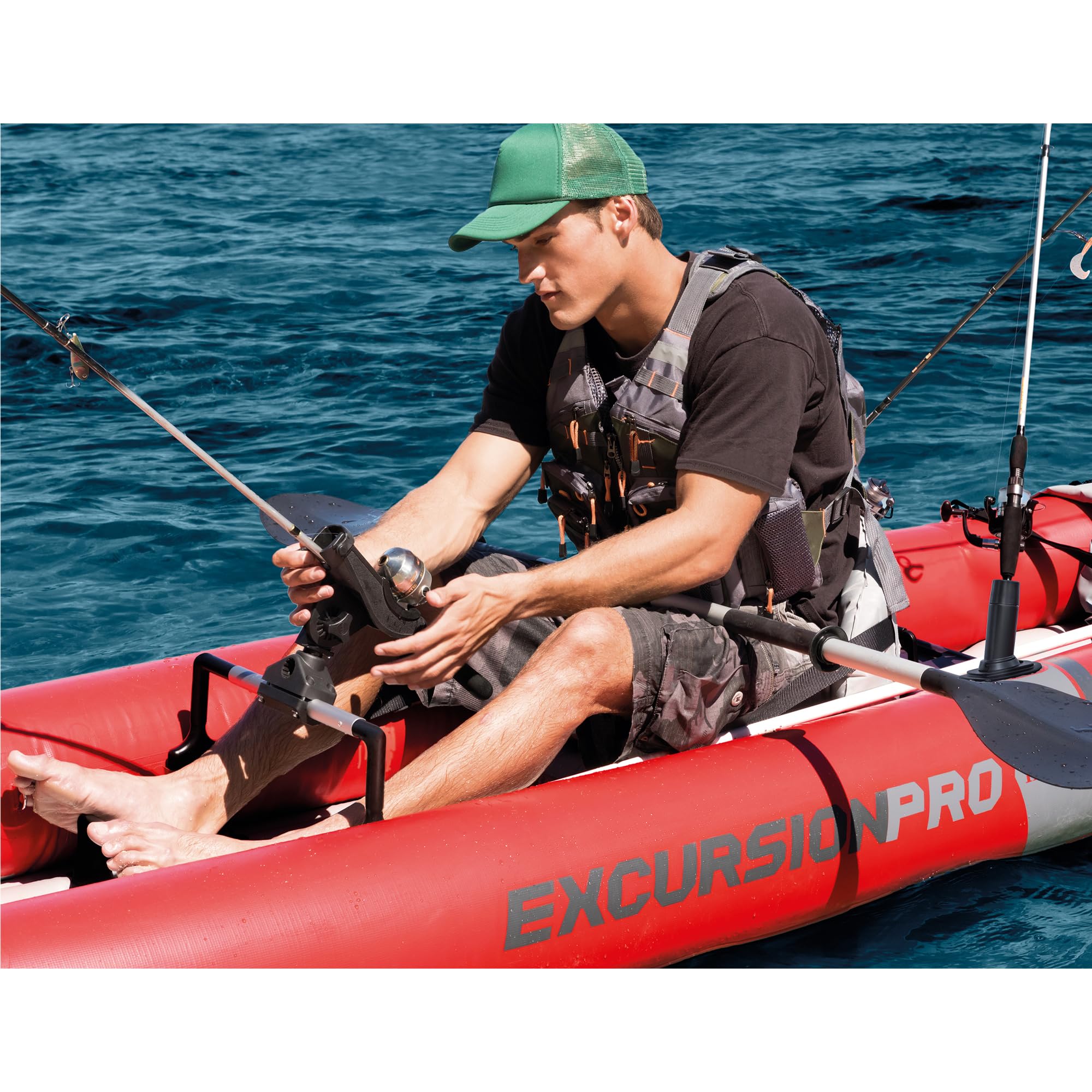 Kajak, Excursion Pro K2 Inflatable, zestaw z wiosla