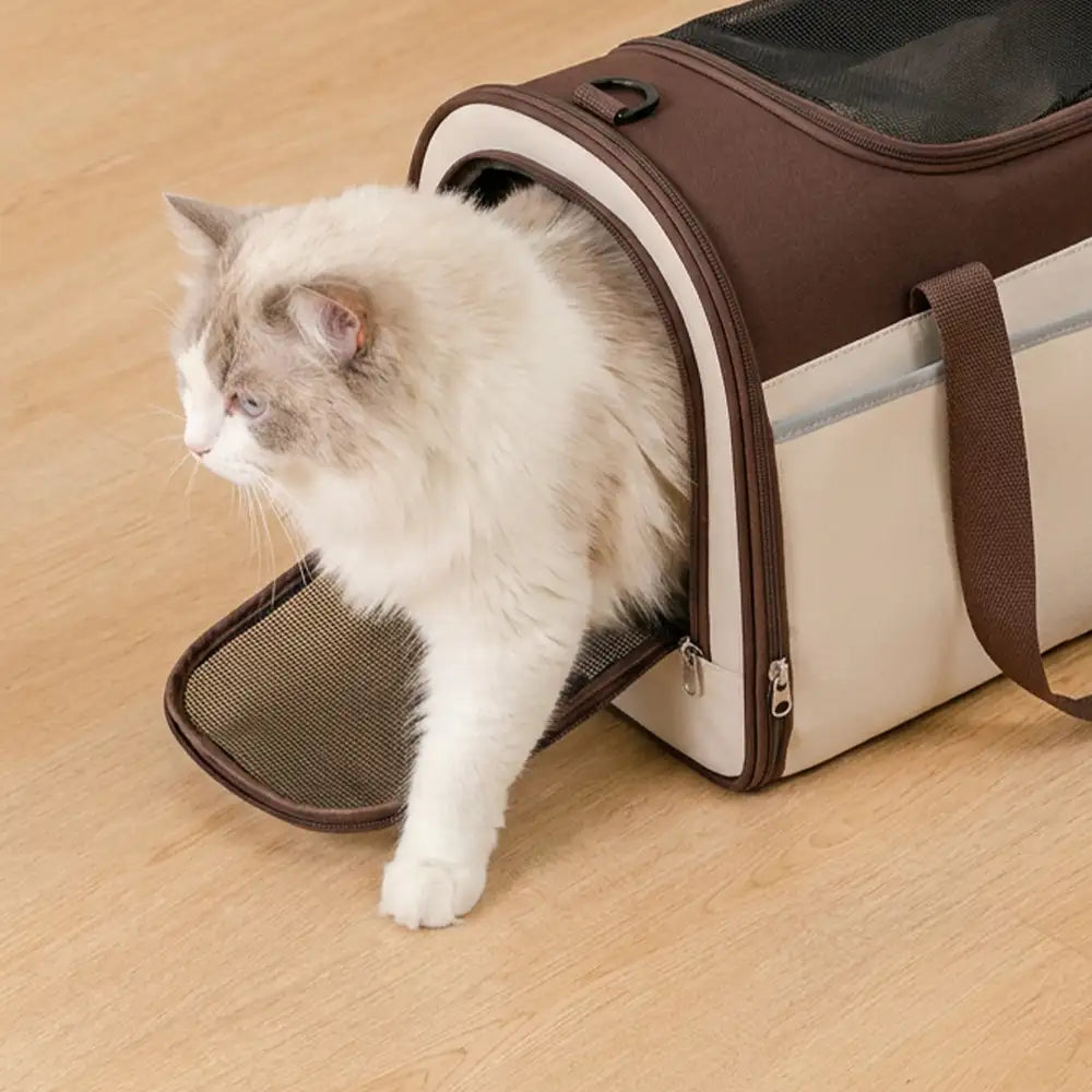 1787696229_bY4vRO2N Carrier - Handheld Crossbody Dog Cat, Multi-function Breathable Pet Carrier Bag - Designed for Travel and Vet