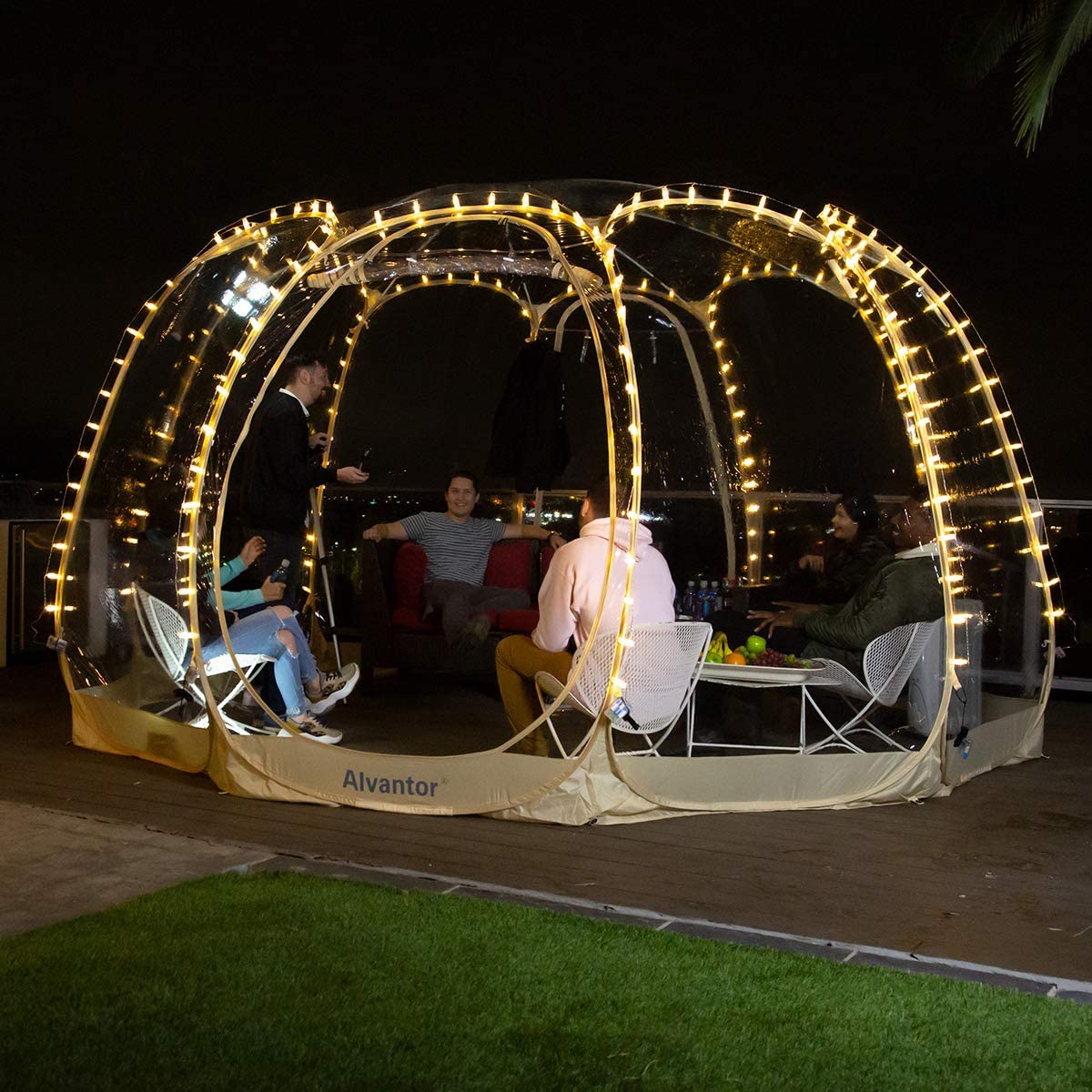 Namiot Pop Up altana, 8-10 osobowy Dome ogrodowy tarasowy zadaszenie schronienie