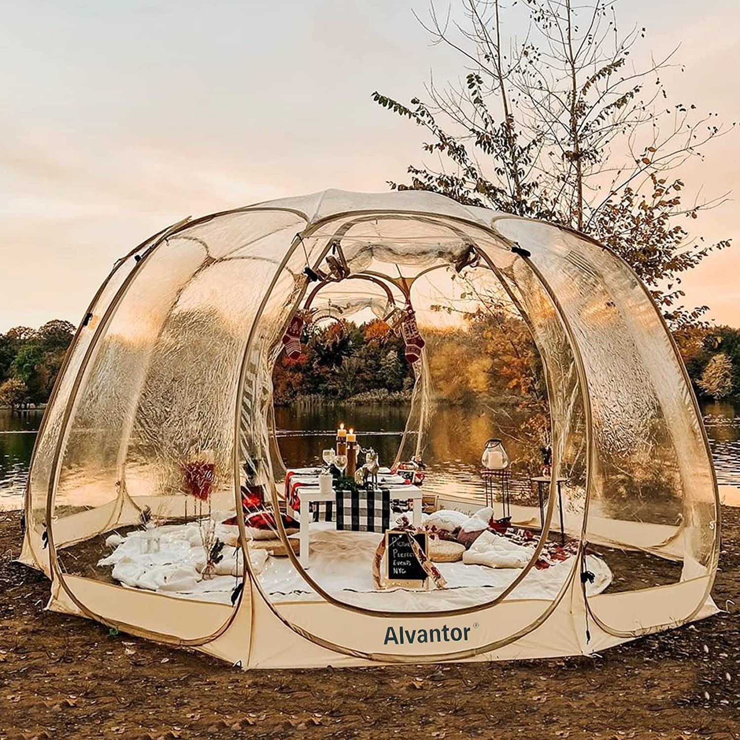 Namiot Pop Up altana, 8-10 osobowy Dome ogrodowy tarasowy zadaszenie schronienie