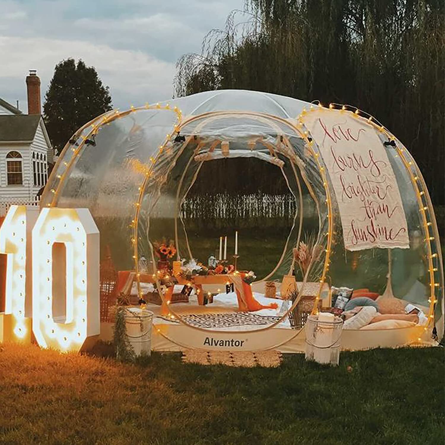 Namiot Pop Up altana, 8-10 osobowy Dome ogrodowy tarasowy zadaszenie schronienie