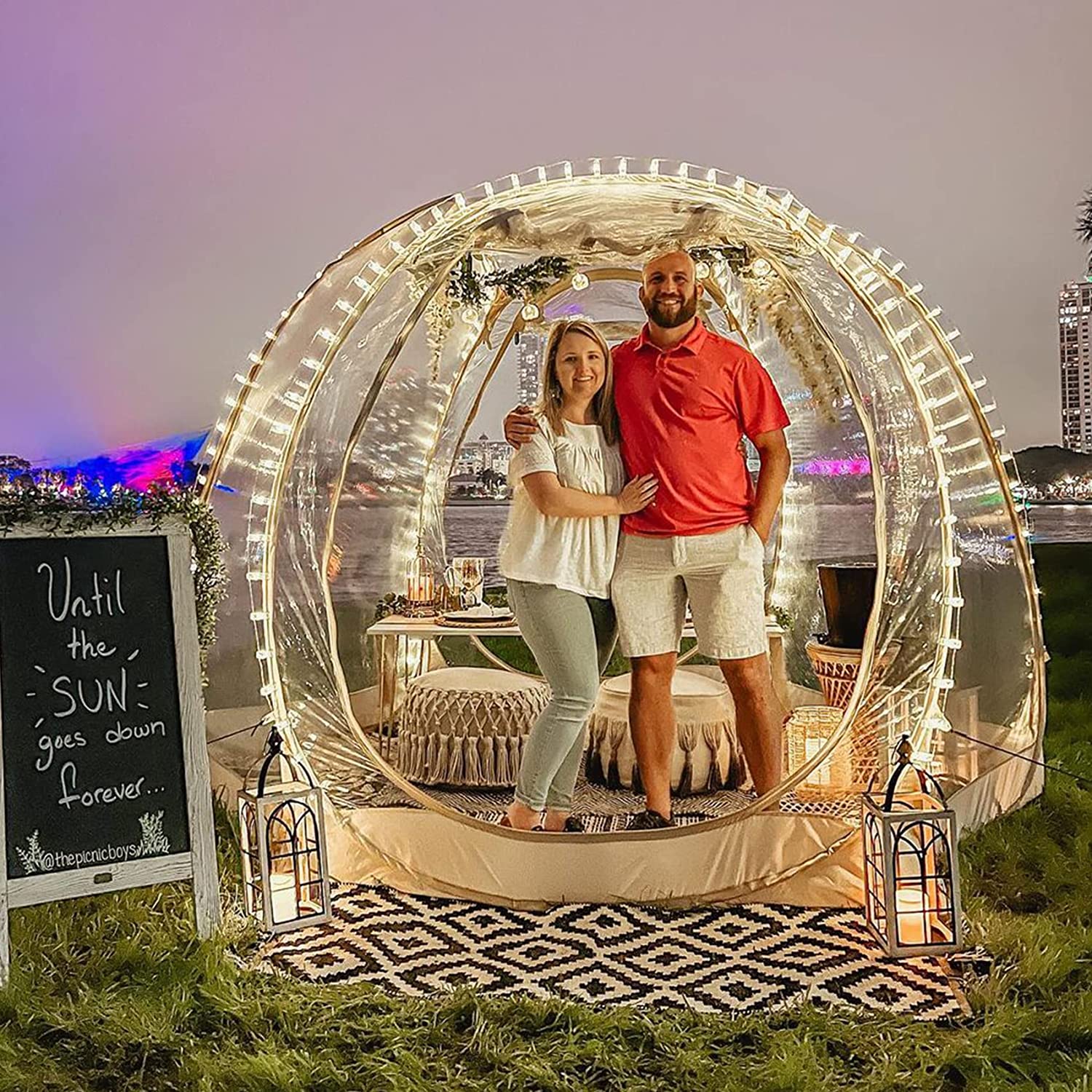 Namiot Pop Up altana, 8-10 osobowy Dome ogrodowy tarasowy zadaszenie schronienie