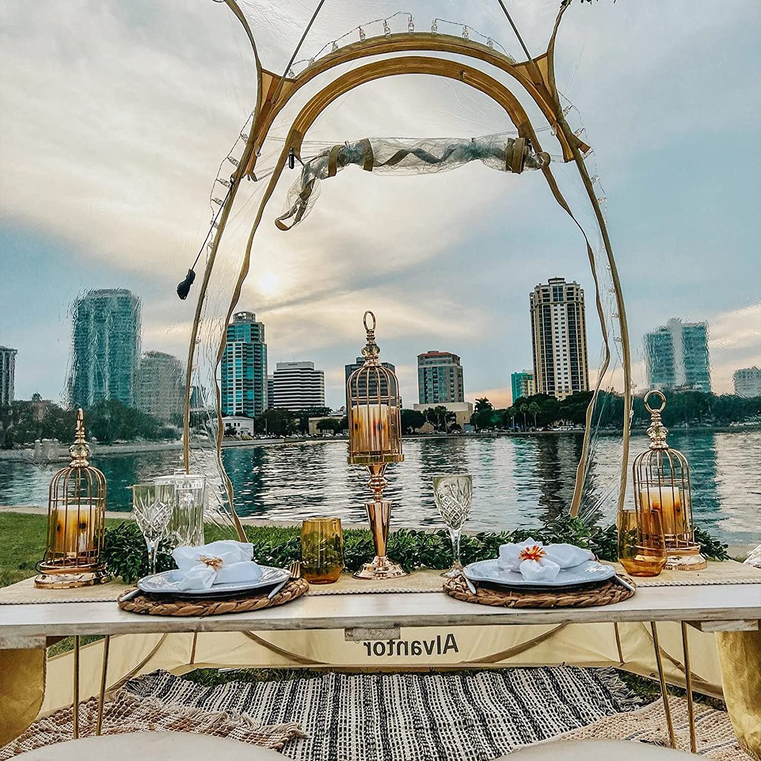 Namiot Pop Up altana, 8-10 osobowy Dome ogrodowy tarasowy zadaszenie schronienie