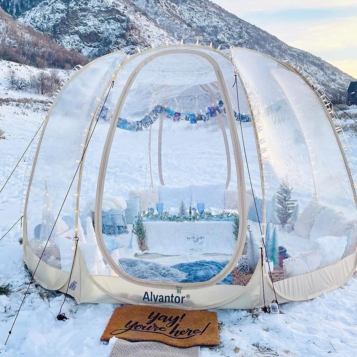 Namiot Pop Up altana, 8-10 osobowy Dome ogrodowy tarasowy zadaszenie schronienie