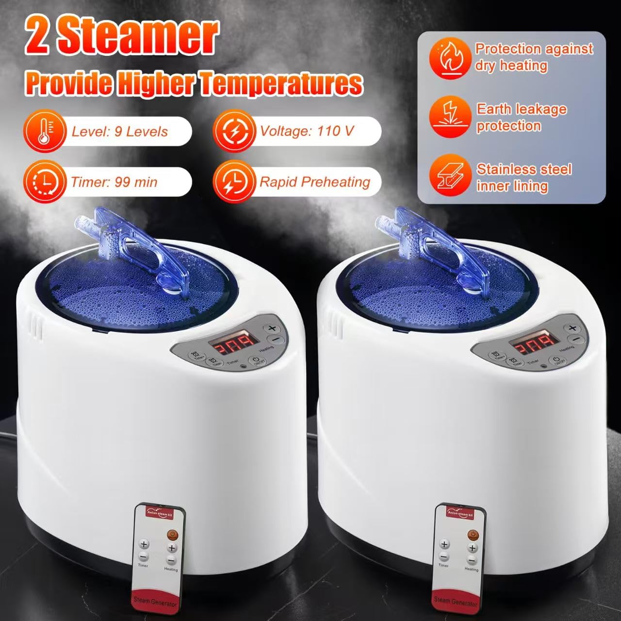 2-osobowy przenośny Steam Sauna namiot