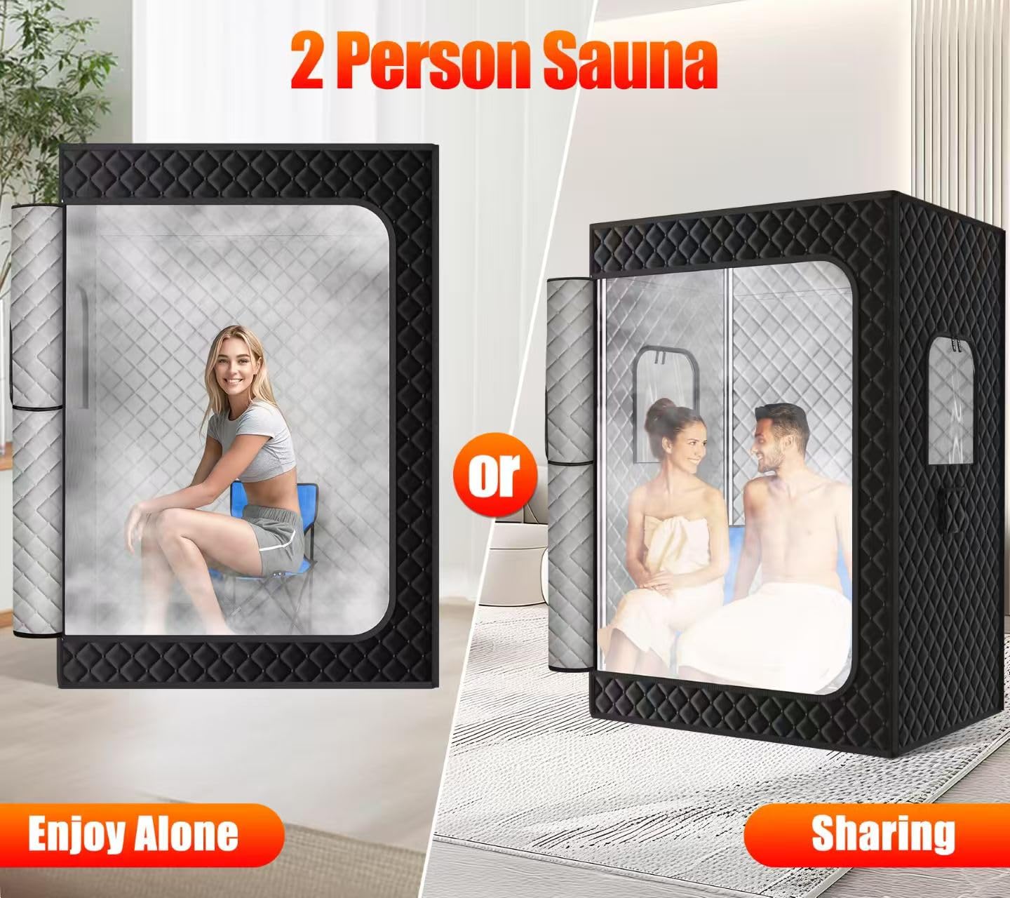 2-osobowy przenośny Steam Sauna namiot