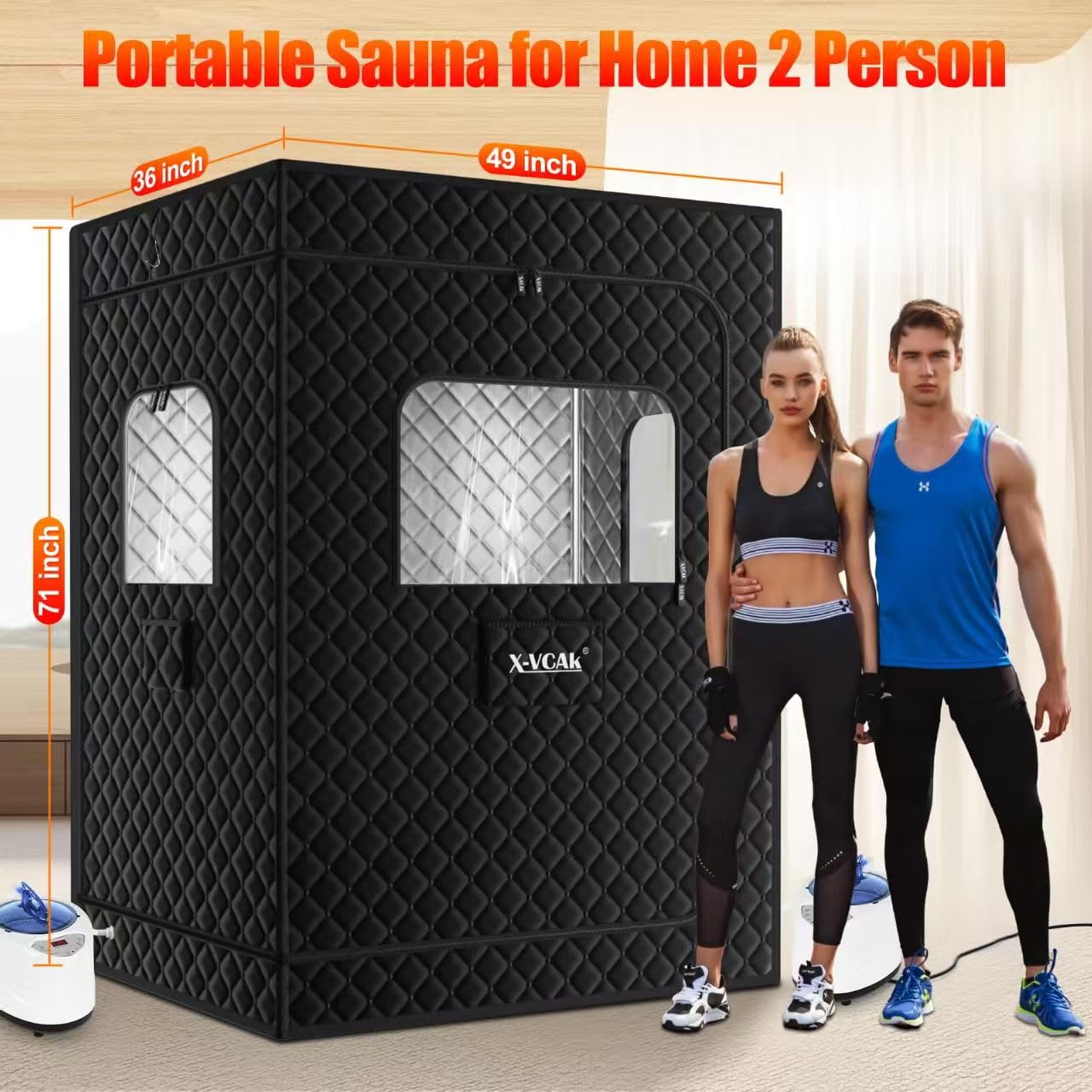 2-osobowy przenośny Steam Sauna namiot