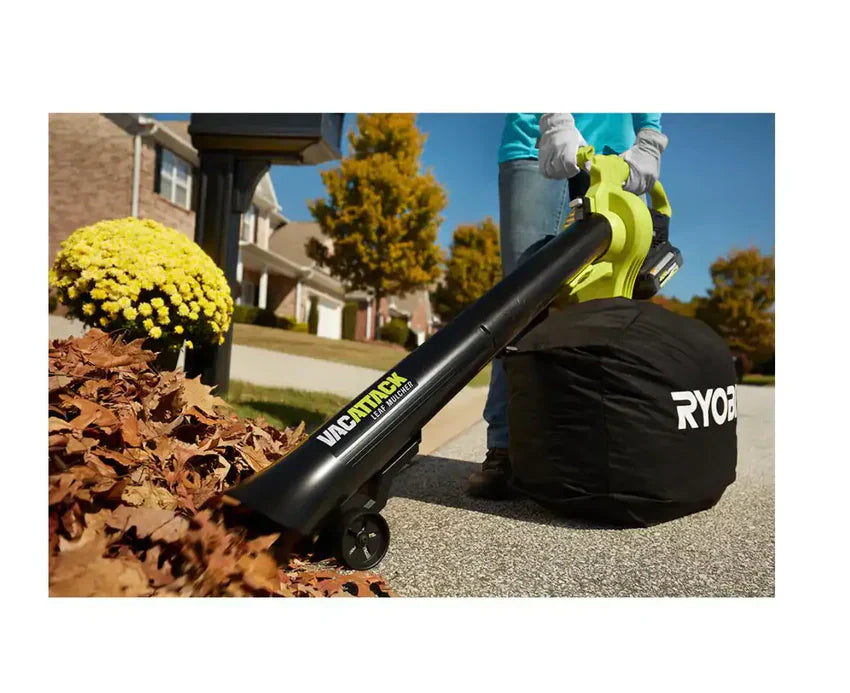 Vacuum - RY40451-2B 40V Vac Attack Cordless Leaf, /mulcher - Featuring (2) 5.0 Ah Batteries and (1) Charger