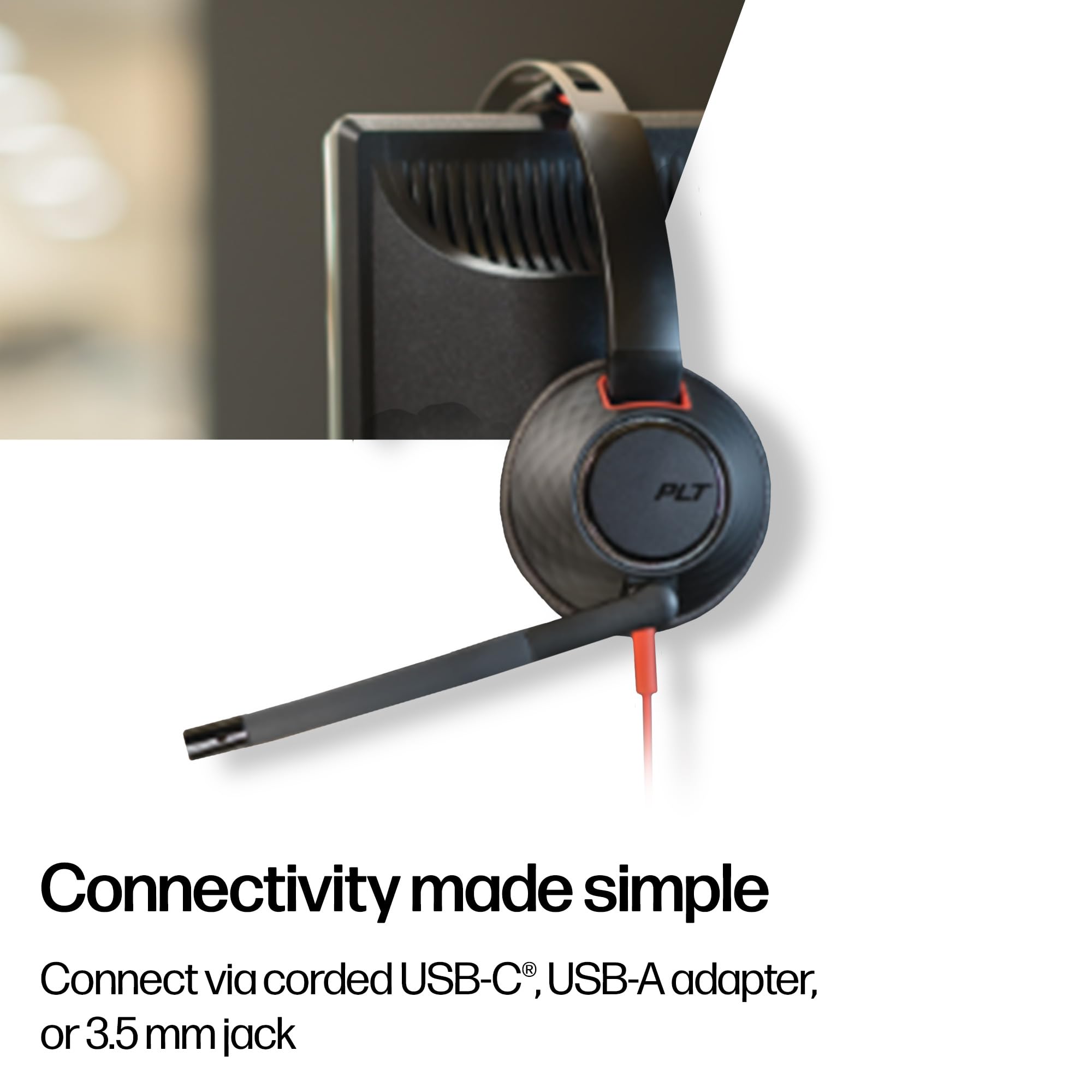 5220 Wired Headset, Noise Cancelling Mic