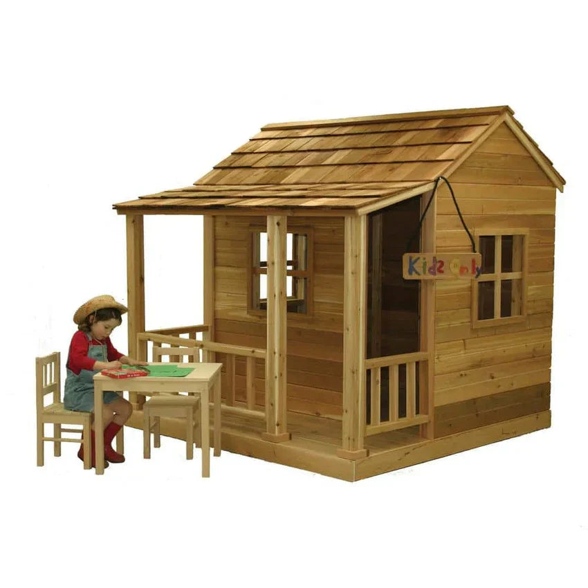 1787702265_e8i7859S Zewnętrzny Living Today Little Squirt 6 ft. Cedar Playhouse z Windows i Dutch drzwi