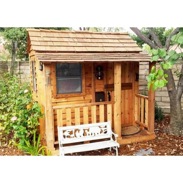 1787702274_NUTIRHnO Zewnętrzny Living Today Little Squirt 6 ft. Cedar Playhouse z Windows i Dutch drzwi
