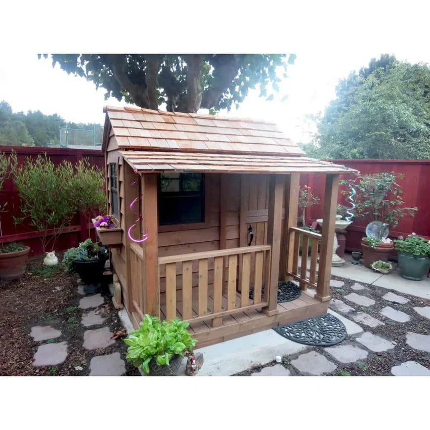 1787702283_Z53OFXLr Zewnętrzny Living Today Little Squirt 6 ft. Cedar Playhouse z Windows i Dutch drzwi