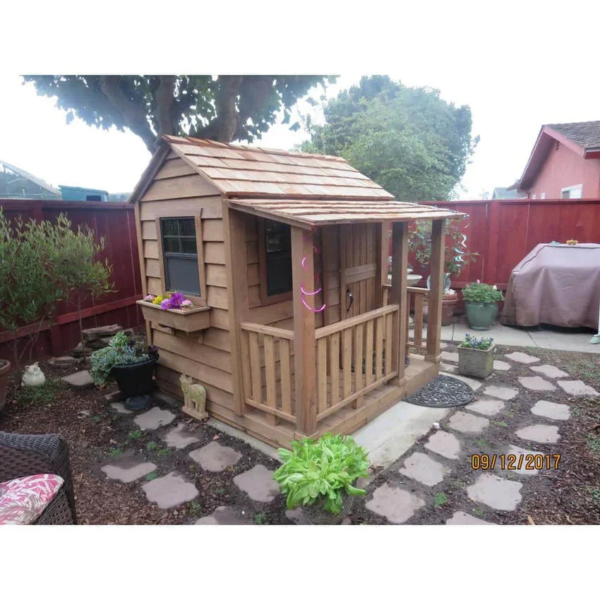 1787702286_855aigsh Zewnętrzny Living Today Little Squirt 6 ft. Cedar Playhouse z Windows i Dutch drzwi