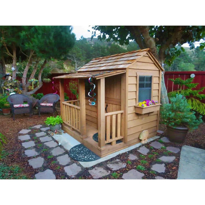 1787702289_8XiPlejI Zewnętrzny Living Today Little Squirt 6 ft. Cedar Playhouse z Windows i Dutch drzwi