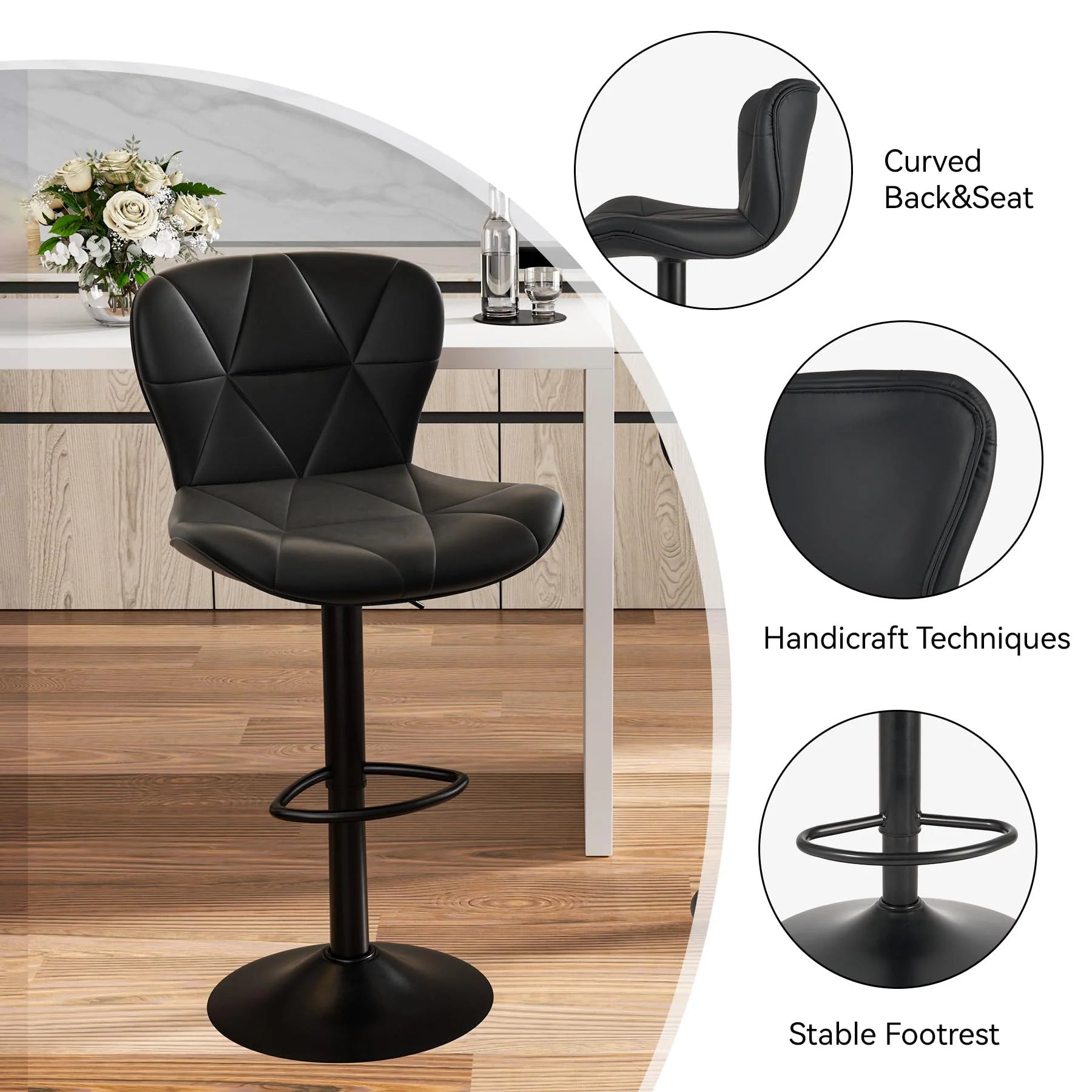 1787702735_NUQQyV93 Zestaw, nowoczesny Bar Stools, 2, regulowany Faux skora