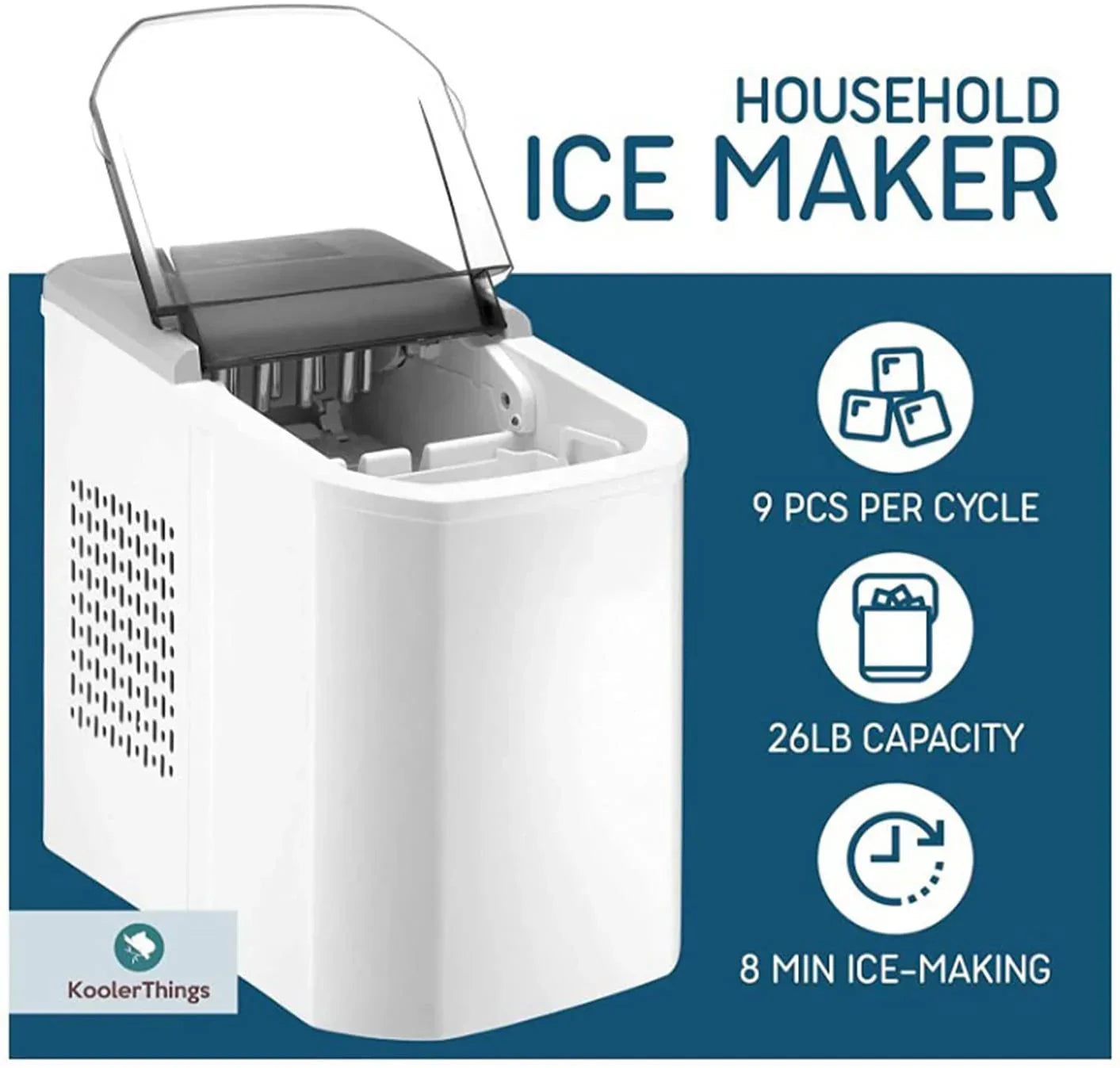 Lodu Cube Maker kostkarka do lodu, lodu Making Countdown LED