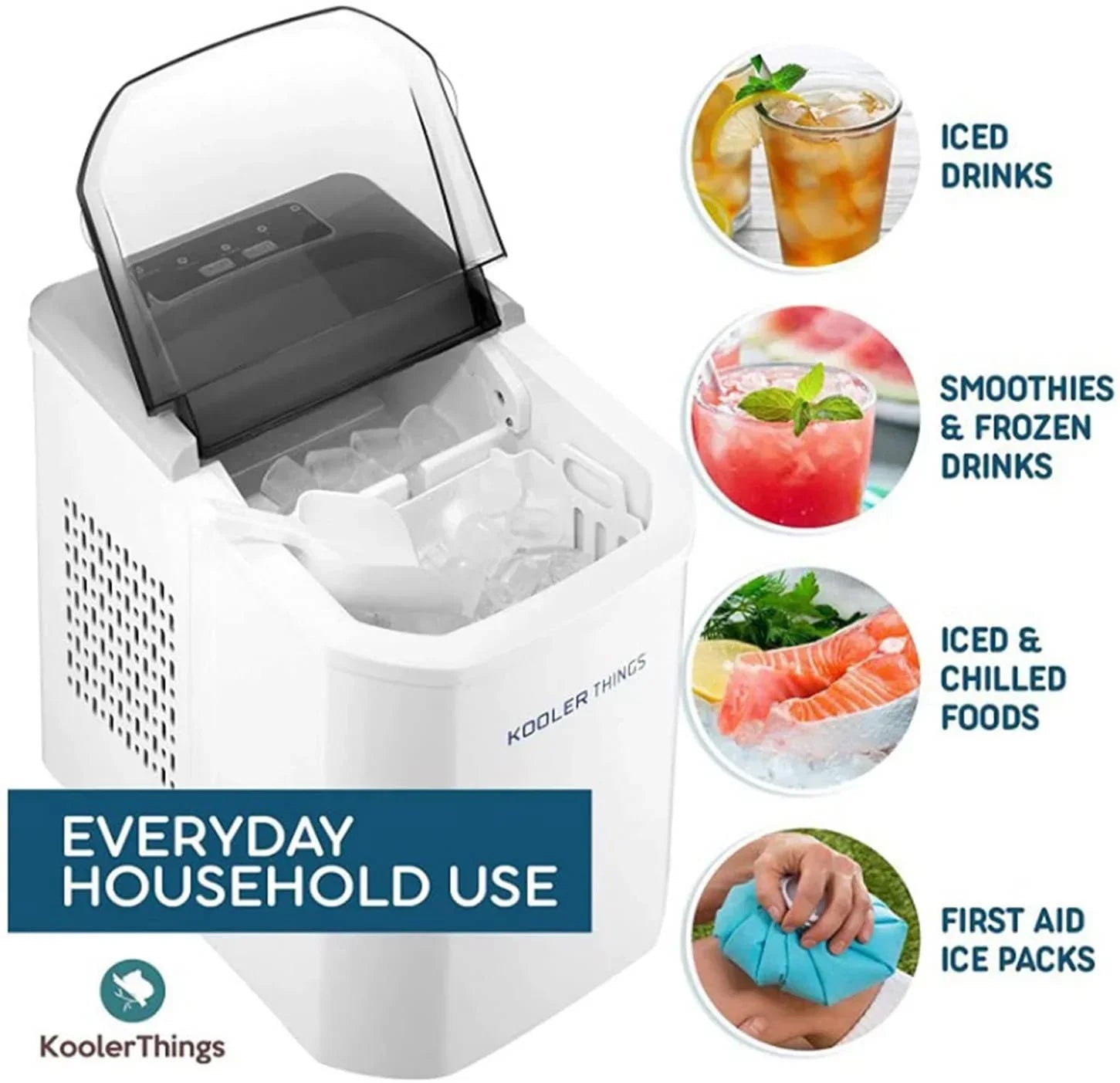 Lodu Cube Maker kostkarka do lodu, lodu Making Countdown LED