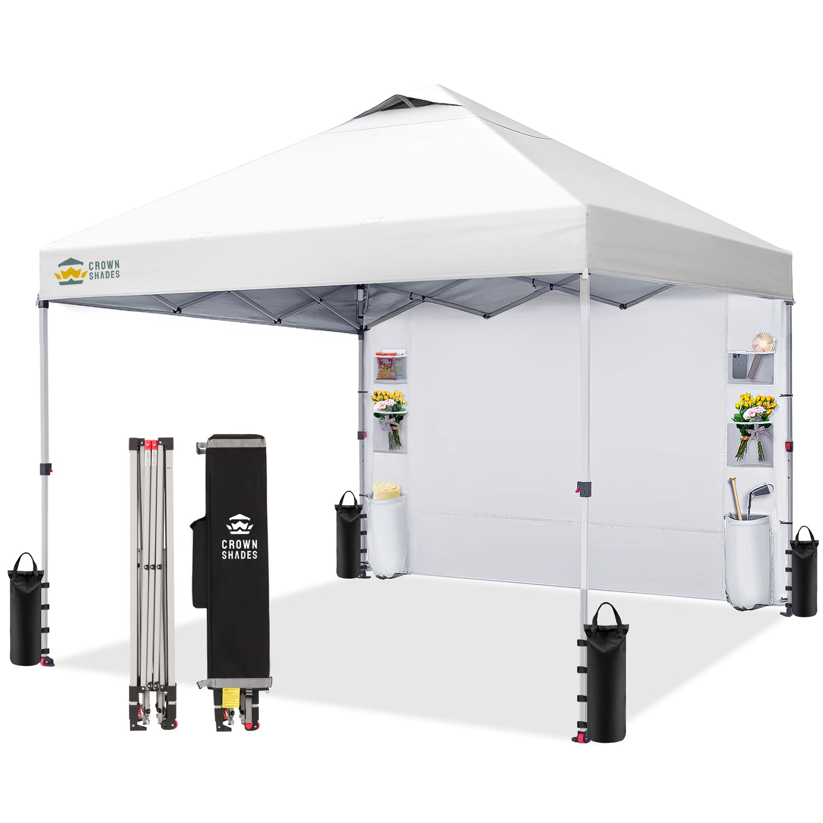 Zadaszenie, namiot 10 X 10 Pop Up zewnętrzny Shade z Sidewall
