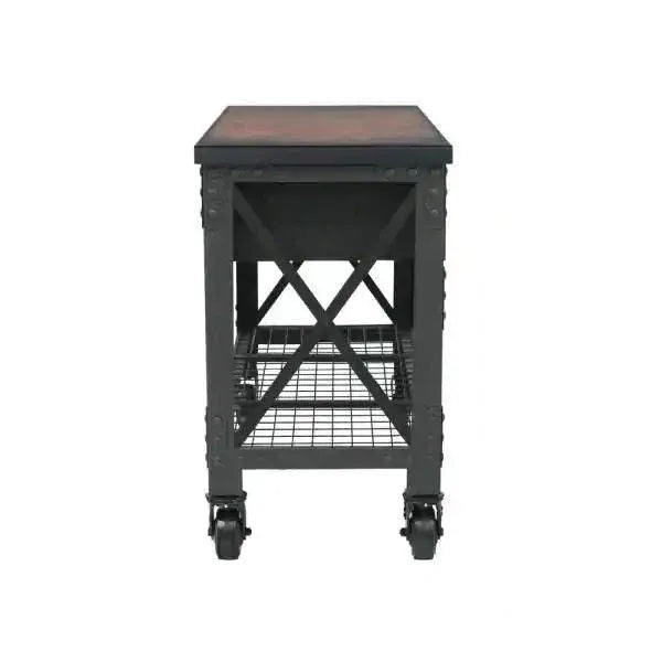 Workbench, Building Products 72 w. 3-szuflady na kółkach Industrial i drewno Top