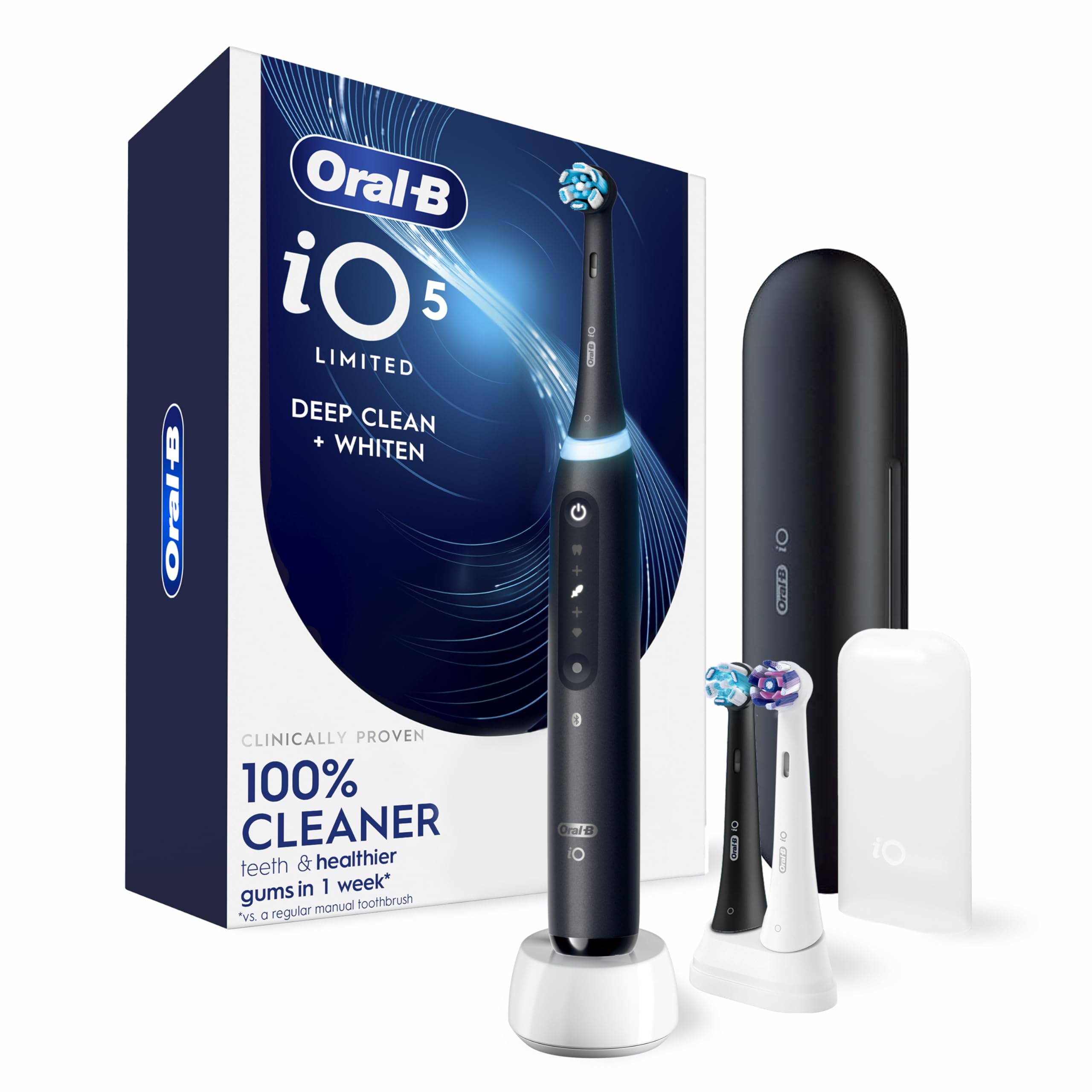 IO5 Limited akumulatorowy elektryczny Toothbrush, czarny