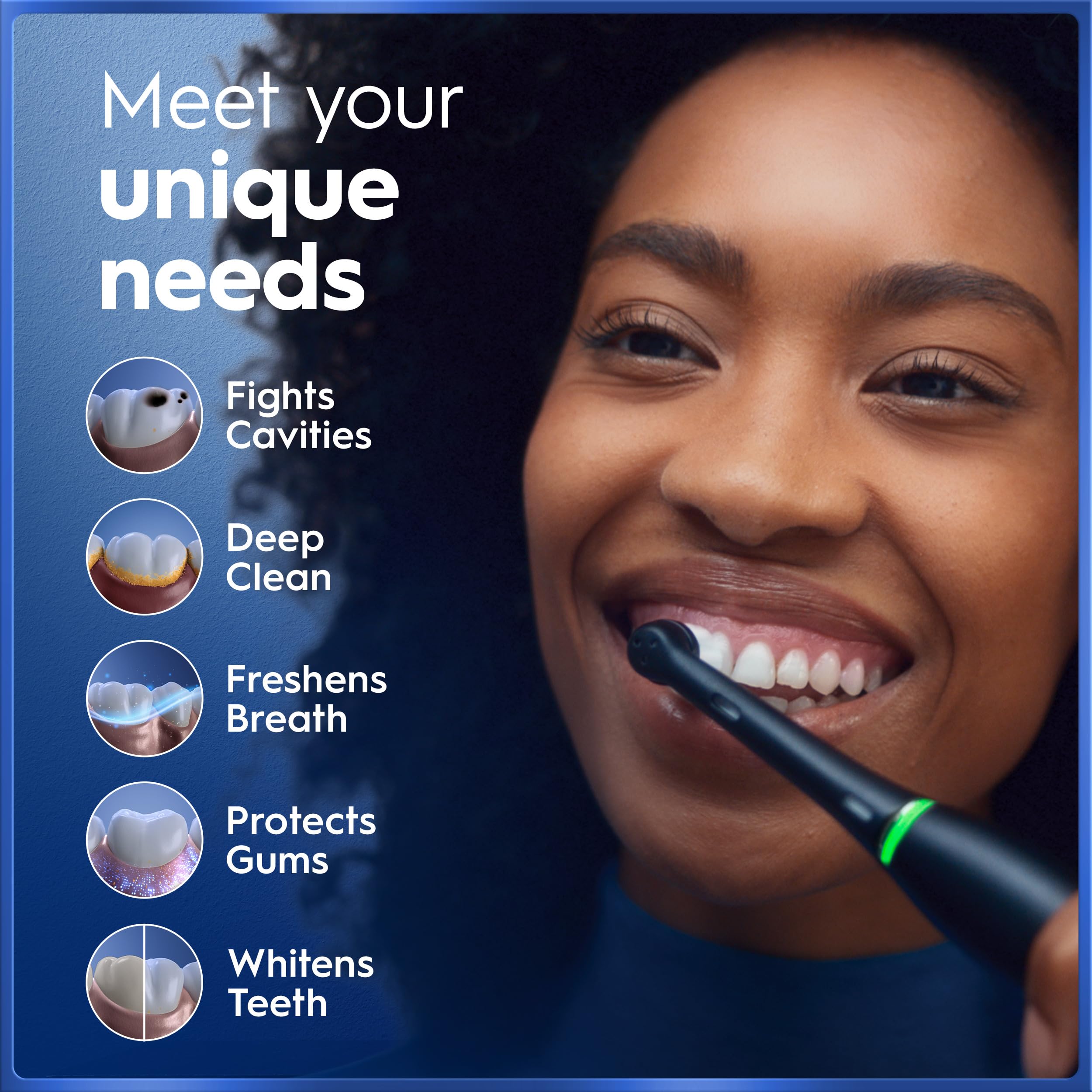 IO5 Limited akumulatorowy elektryczny Toothbrush, czarny