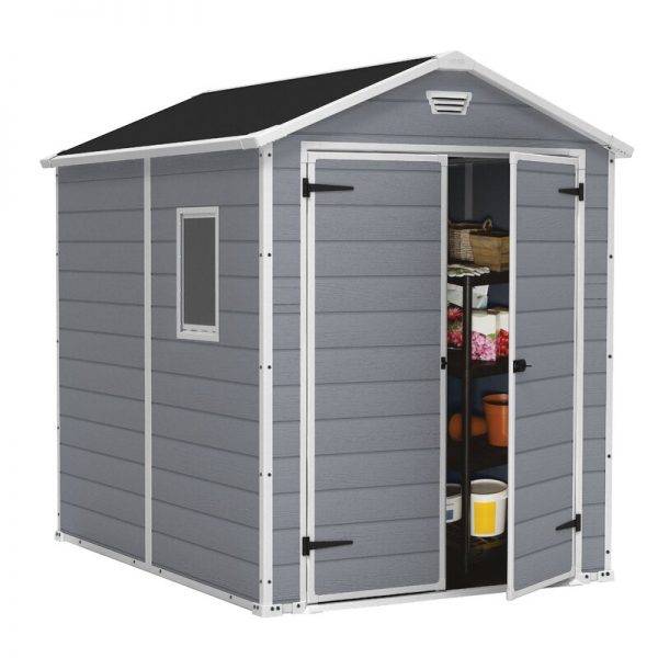 1787720442_kkA8Kbpm Manor 6 ft. W X 7.5 ft. D plastik szopa magazynowa