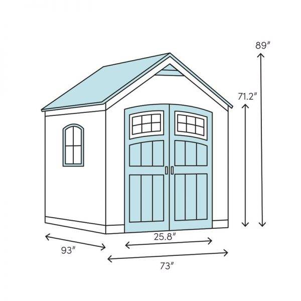 1787720464_slUBLgnZ Manor 6 ft. W X 7.5 ft. D plastik szopa magazynowa