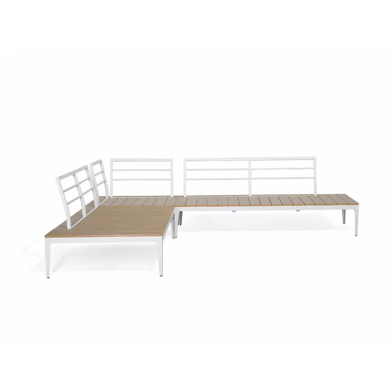 Kirch Wicker 5-osobowy ogrodowy Lounge zestaw z Cushions