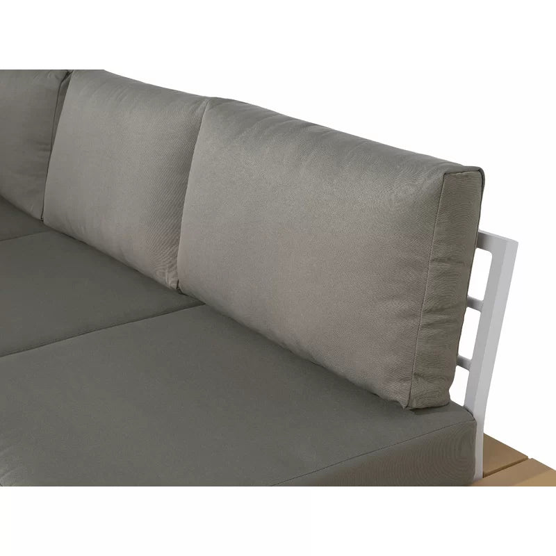 Kirch Wicker 5-osobowy ogrodowy Lounge zestaw z Cushions