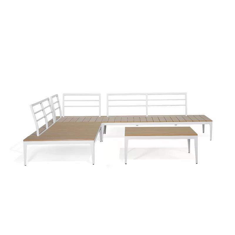 Kirch Wicker 5-osobowy ogrodowy Lounge zestaw z Cushions