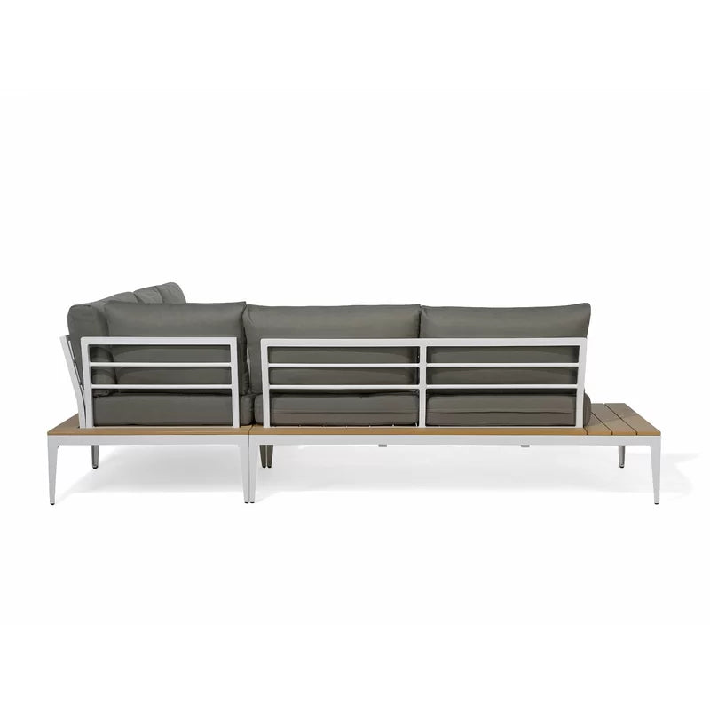 Kirch Wicker 5-osobowy ogrodowy Lounge zestaw z Cushions