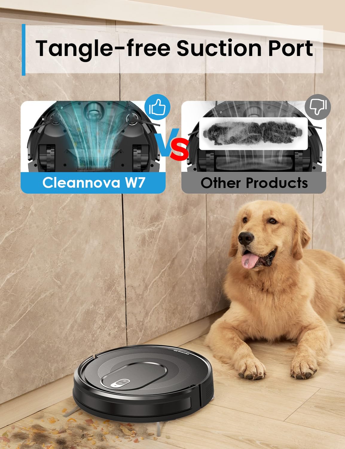 1787736957_2spseBuo Robot odkurzacz i Mop, W7, zestaw combo z Watertank