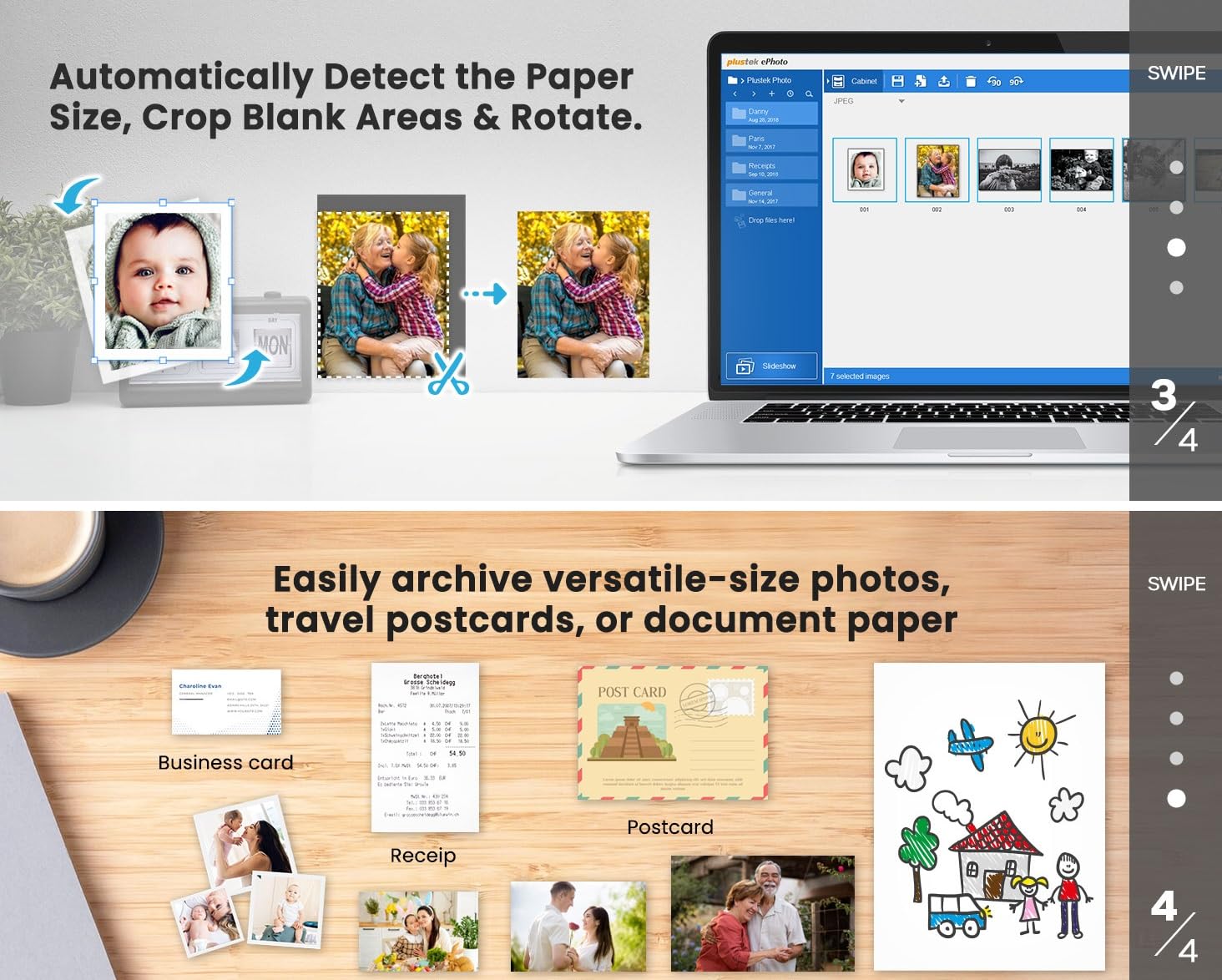 Scanner, Photo, Ephoto Z300, 4 X 6 Photo Scanner